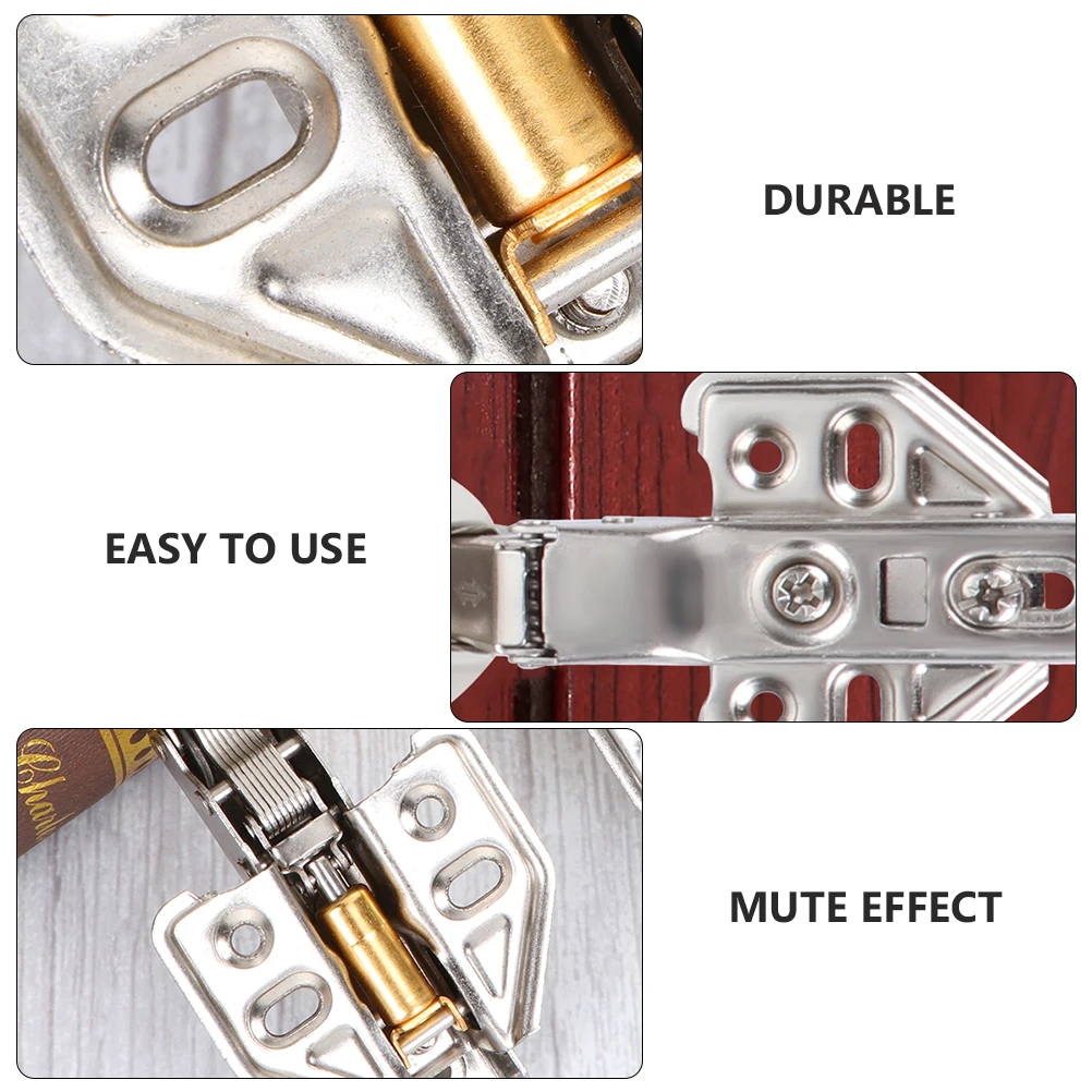 

Hydraulic Hinge Soft Closing Durable Steel Cabinet Hinges Silent Buffer Damper Furniture Accessory For Kitchen Wardrobe