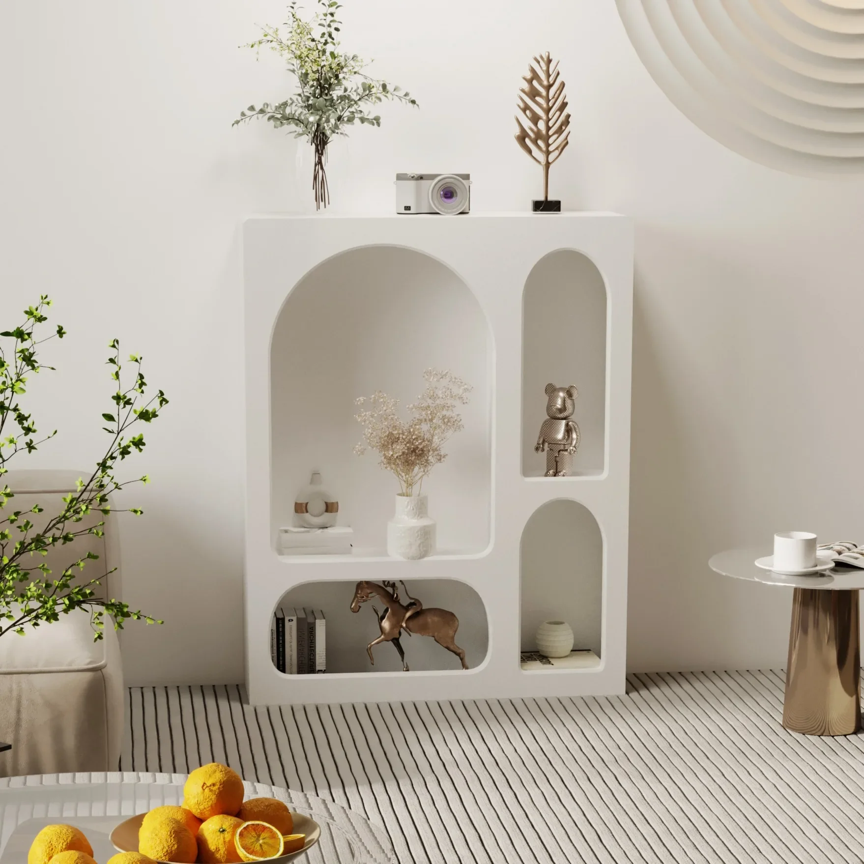 Entrance Storage Cabinet Locker Display Decorative Cabinet Art Shelf