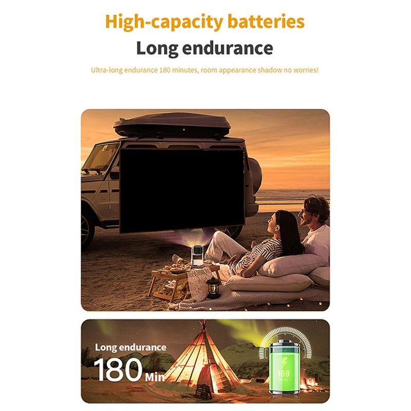 

4K Wifi Projector K2 PTZ Smart Android11 Portable Home Theater Video LED Bluetooth Mini Projector