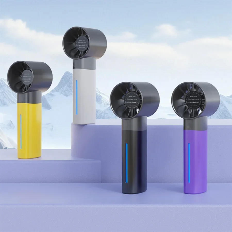2025 Новый ручной вентилятор с распылителем, 5-скоростной вентилятор с регулируемой скоростью ветра, мини-USB-вентилятор, летний ежедневный ручной вентилятор с распылителем охлаждения