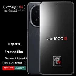 3 Pcs Mate Hydrogel Film For Vivo iQOO 13 Iqoo13 Clear Full Glue Cover Curved TPU Screen Protector Film vivo iQOO 12 13 Iqoo13