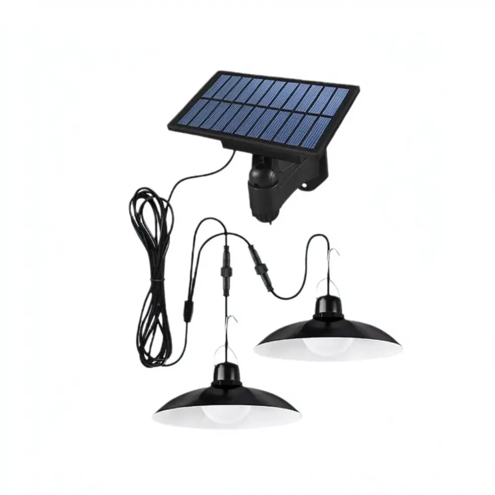 Portable Split Solar Powered Light Outdoor LED Hanging Lamp For Patio Yard Garden Gazebo Camping Tent Illumination