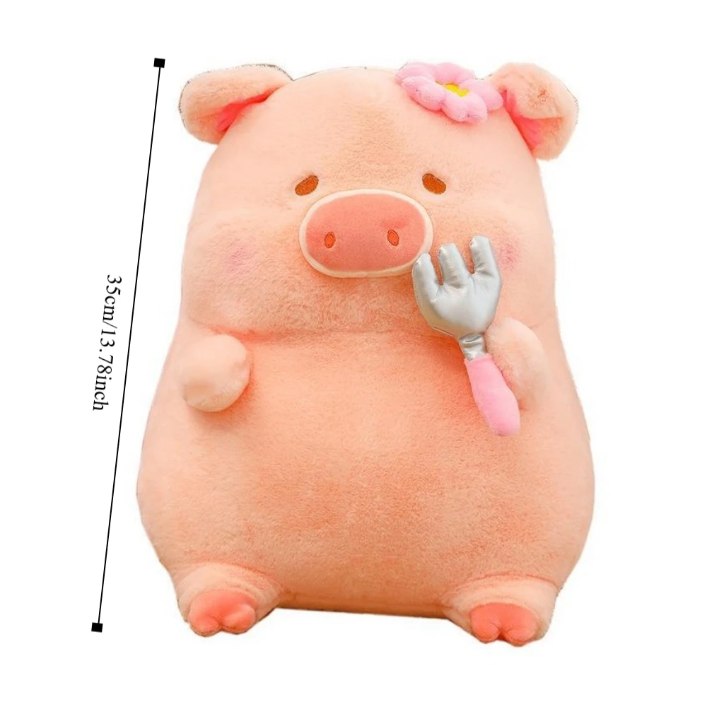 Plushies Dolls Lulu Pig Plush Toy Fluffy PP Cotton Bow Pig Plush Toys Sakura Soft Piggy Stuffed Animals Birthday Christmas