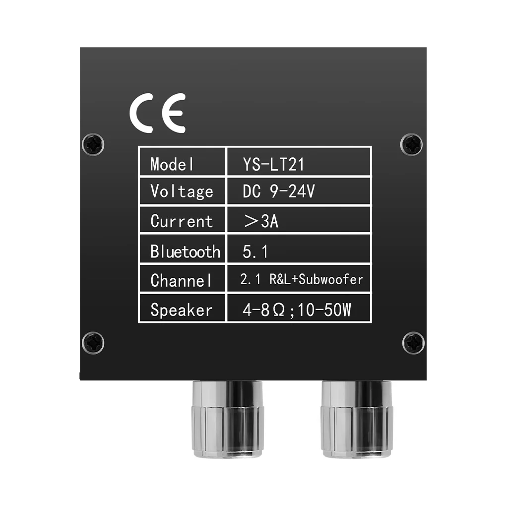 

Amplifier 15W x 2 2.1 Channel Knob Control Heats Dissipation Short-circuit Protection APP Control Amplifying Board