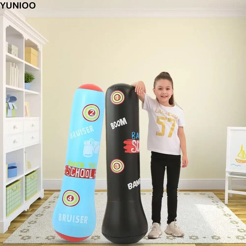 Saco de arena inflable para boxeo para niños, saco de boxeo de PVC grueso para niños, columna de agua, ejercicio físico, Fitness, bolsa de arena, entrenamiento de gimnasia