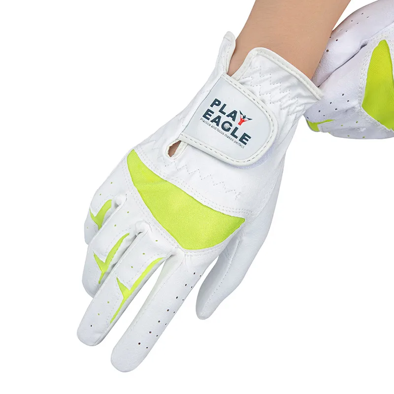 PLAYEAGLE Golf Gloves For Women Soft Nano Micro Fiber Breathable 1PC Golf Gloves Left Right Hand Lady Gloves