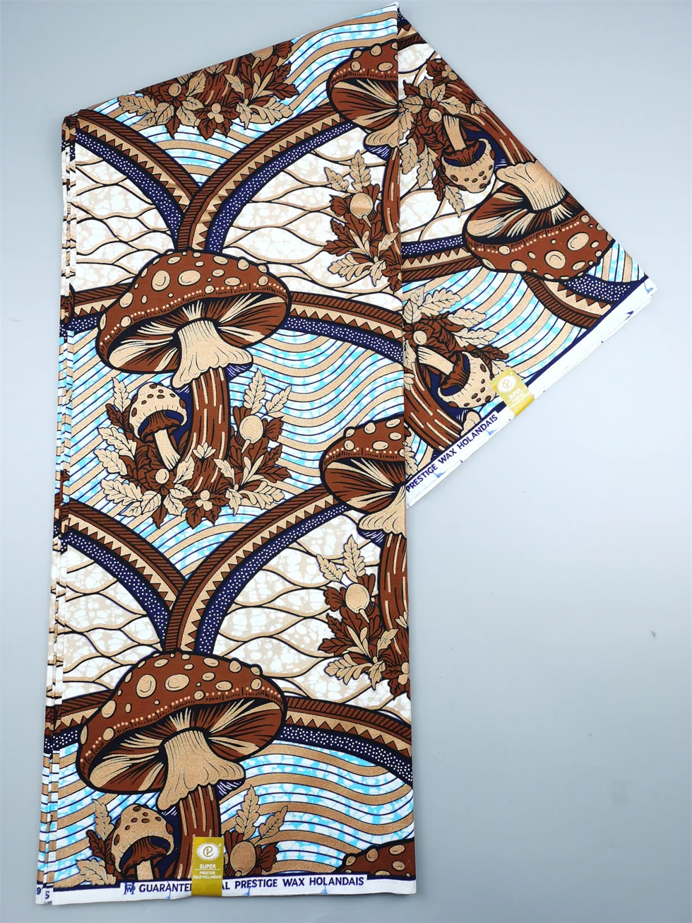 Lo más nuevo, tela Glam con purpurina de cera africana, 100% algodón, Material Batik Ankara, cera Pagne, estampado dorado, costura para vestido de fiesta