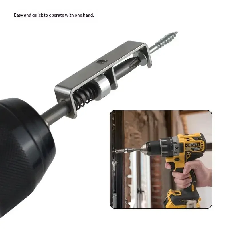 Wear-Resistant Spring Screw Support Tip Universal Retaining Tool Spring Positioning Bit For Mechanics Electricians Tool Parts