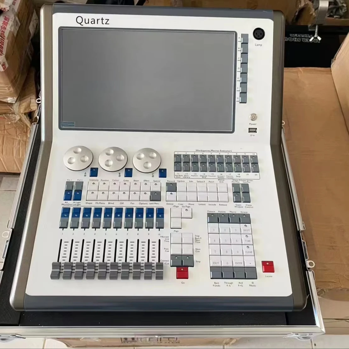 Good Quality Professional Quartz Console Light Controller Stage Light DMX Dimmer Quartz Touch 2 Generation Lighting Controller