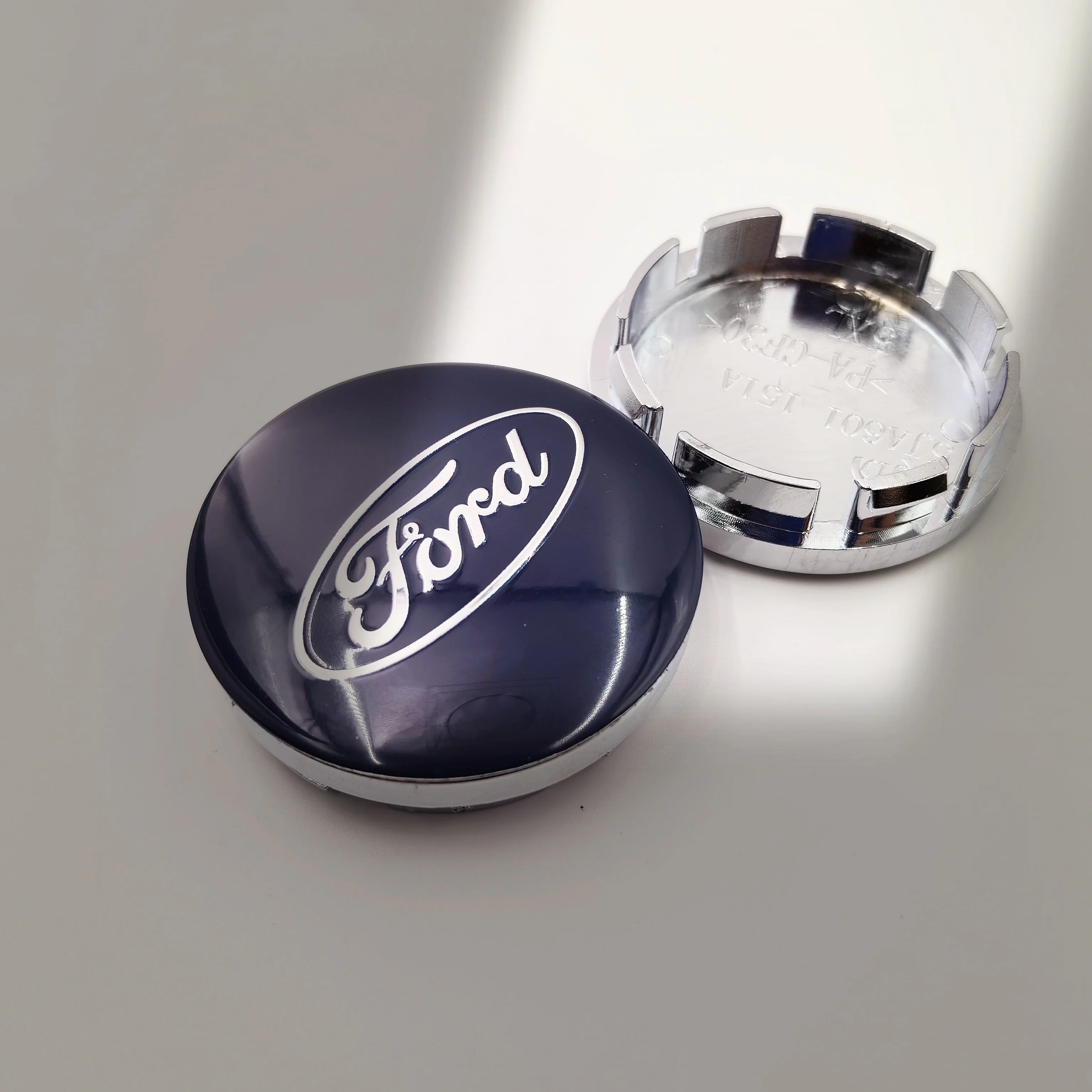 4 Stück Ford Radkappen Auto-Styling Radnabenabdeckung Ersatz-Radnabenkappen 54/56/60/62/65/68mm
