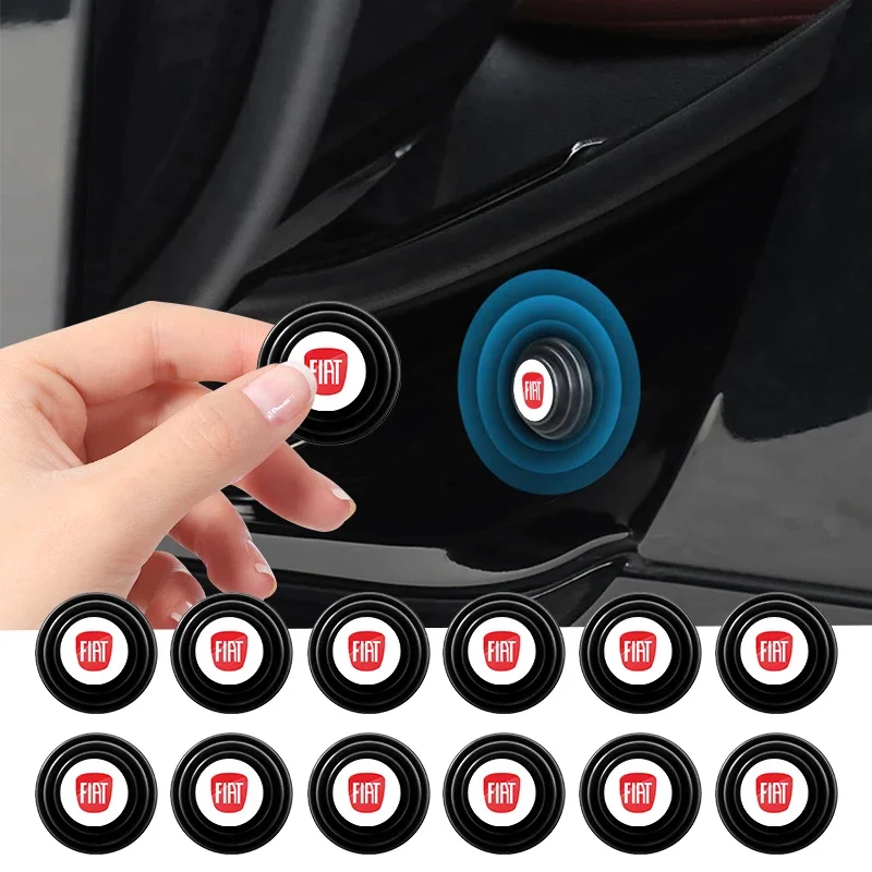 Car Door Shock Absorber Protection Sticker Accessories For FIAT Abarth 500 Panda Bravo Punto Tipo Linea Ducato Freemont