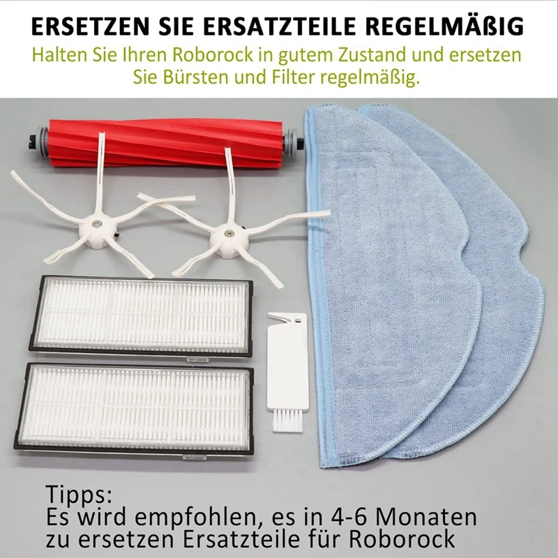 Запчасти для роботов-пылесосов Roborock S7 T7S, сменные фильтры НЕРА, основная и боковая щетки