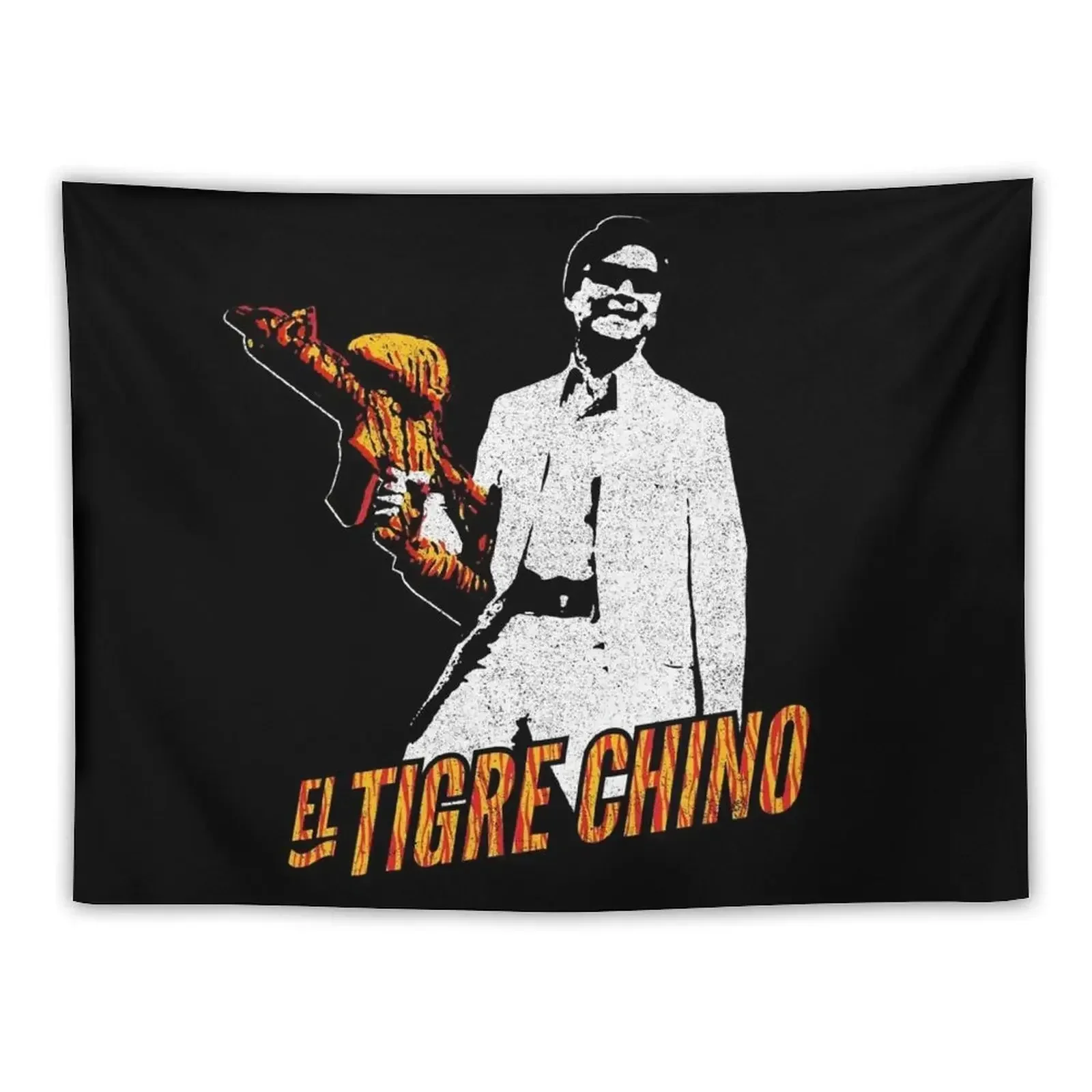 El Tigre Chino - Community Tapestry Wall Mural Room Decorations Aesthetics Decorations For Your Bedroom Tapestry