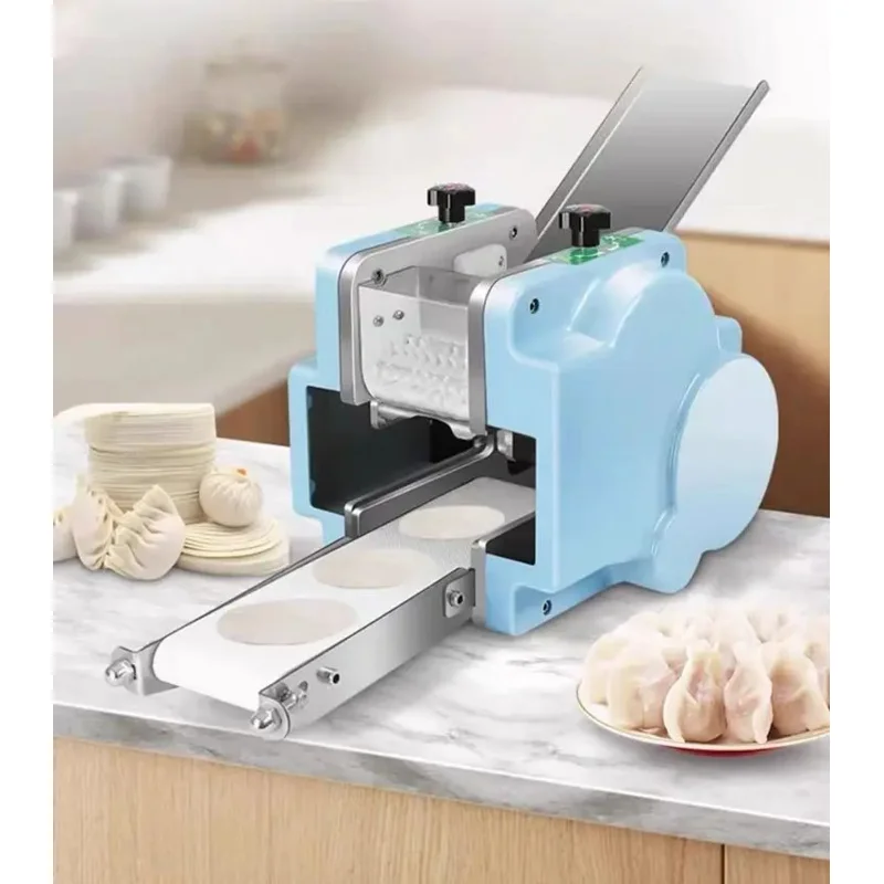 

Tabletop Small Grain Product Automatic Motor Home Use Dumpling Samosa Empanada Maker Skin Wrapper Machine