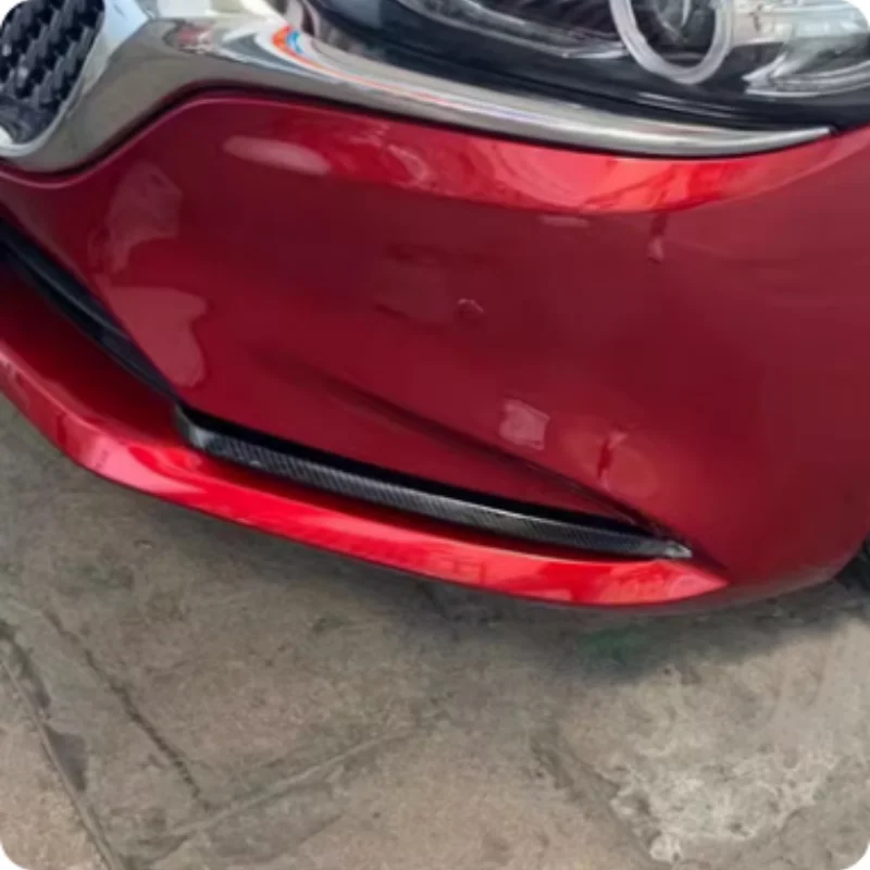 ABS Auto Front Bumper fog lamp rear fog lamp hood Decor Stripes For Mazda 6 Atenza Sedan 2020-2024 Accessories