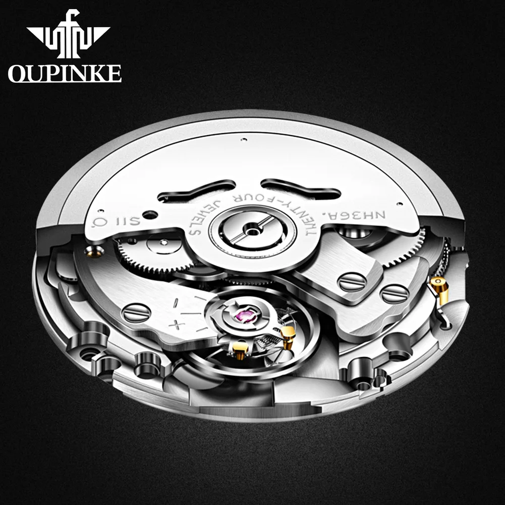 OUPINKE 3171 Original Men's Watches Japan Automatic Movement Mechanical Wrist Watch for Men High Quality Luxury Brand Man Watch