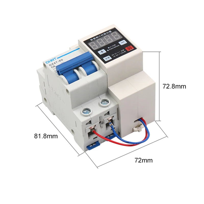 DZ47 interruttore automatico Timer Kit interruttore aria tempo conto alla rovescia Timer Controller controllo automatico porta faro 220V 1 ~ 60A 200W ~ 13KW