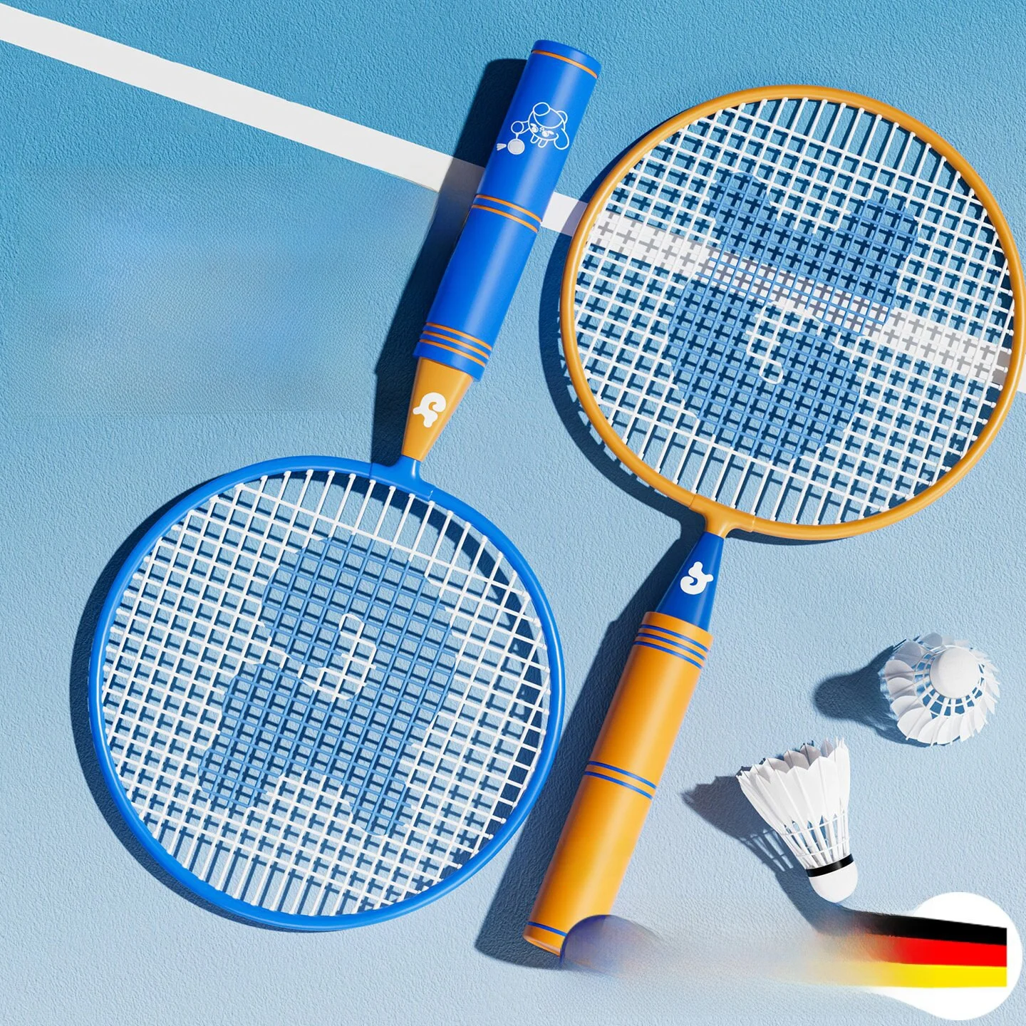 ensemble-de-raquettes-de-badminton-pour-enfants-ensemble-interactif-special-parent-enfant-pour-la-maternelle-et-l'ecole-primaire-de-3-a-12-ans