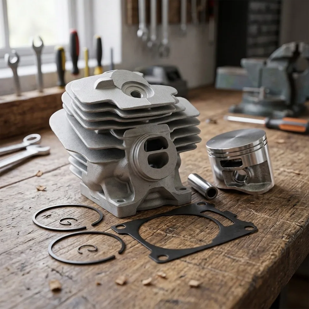 Power Tool Part 52mm Bore Cylinder MS462 Cylinder Kit High Efficiency Performance Precision Engineered Fit For Engine Repair