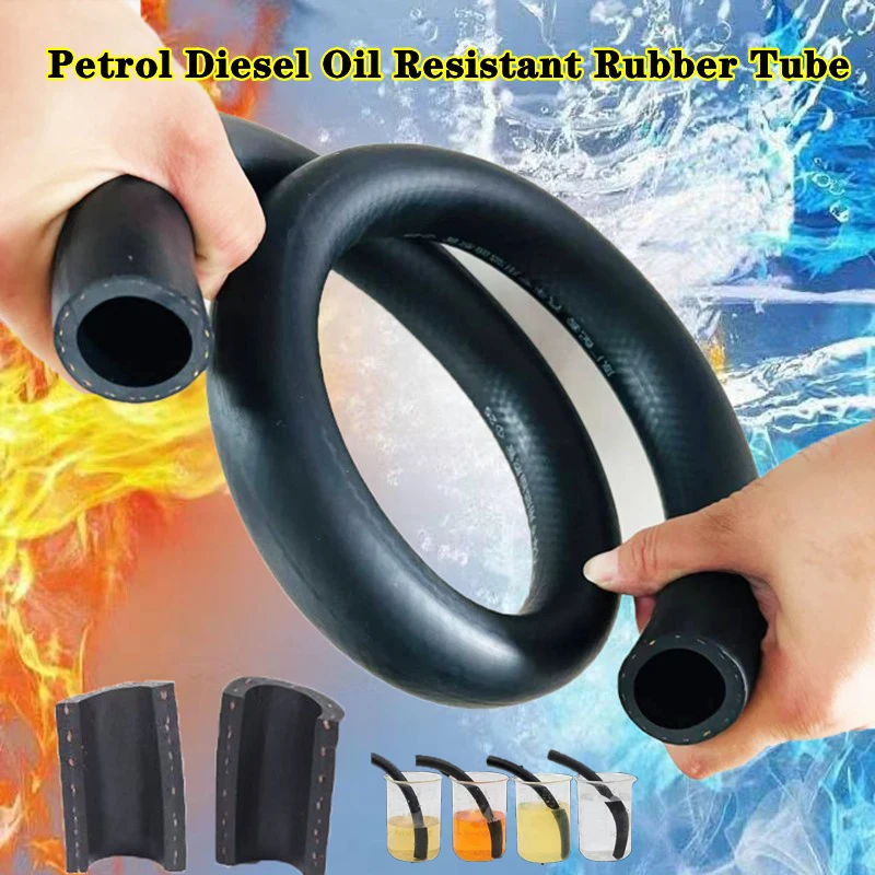 

Petrol Diesel Oil Resistant Rubber Tube ID4-25mm Flexible Fuel Hoses high temperature resistant oil pipe Automobile Fuel Line