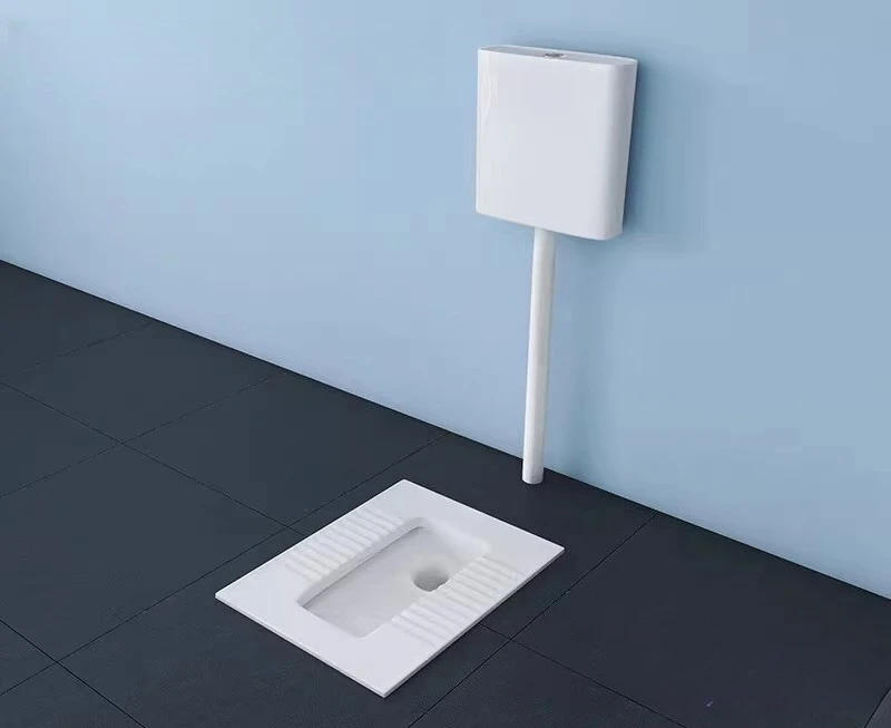 

Squatting Pit Household Squatting Toilet with Water Trap and Then Enter The Front S-elbow Deodorant Toilet