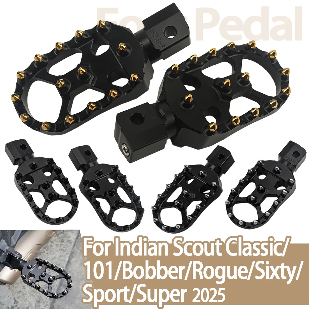 

Для INDIAN Sport Super SCOUT 101, Scout Sixty Classic Limited Bobber, передняя педаль для водителя мотоцикла, подножки, подножки