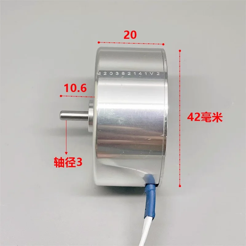 Micro 42mm BLDC 12V-24V 27000RPM High Speed Brushless Motor Aluminum Alloy Shell Precision Inner Rotor Dual Ball Bearing
