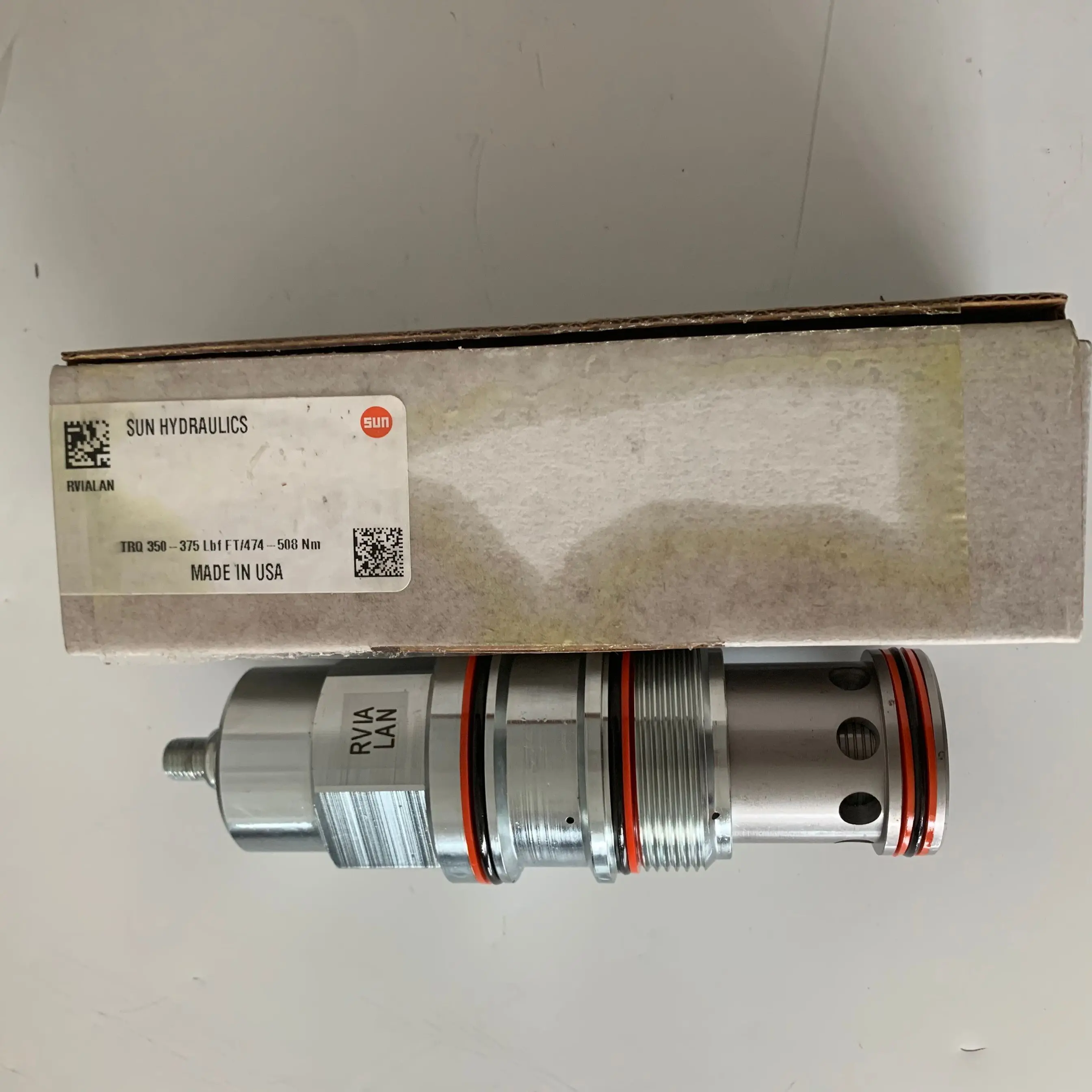 RVIA-LAN RVIALAN RVIA LAN RVIA-LWN RVIALWN SUN Hydraulics Origin Ventable Pilot-operated, Balance relief valve