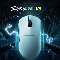Ratón Scyrox V8/V6 8k 2,4g, ratón ligero inalámbrico de tres modos, ratón personalizado para juegos Pixart3950 para Pc, regalos para jugadores de deportes electrónicos