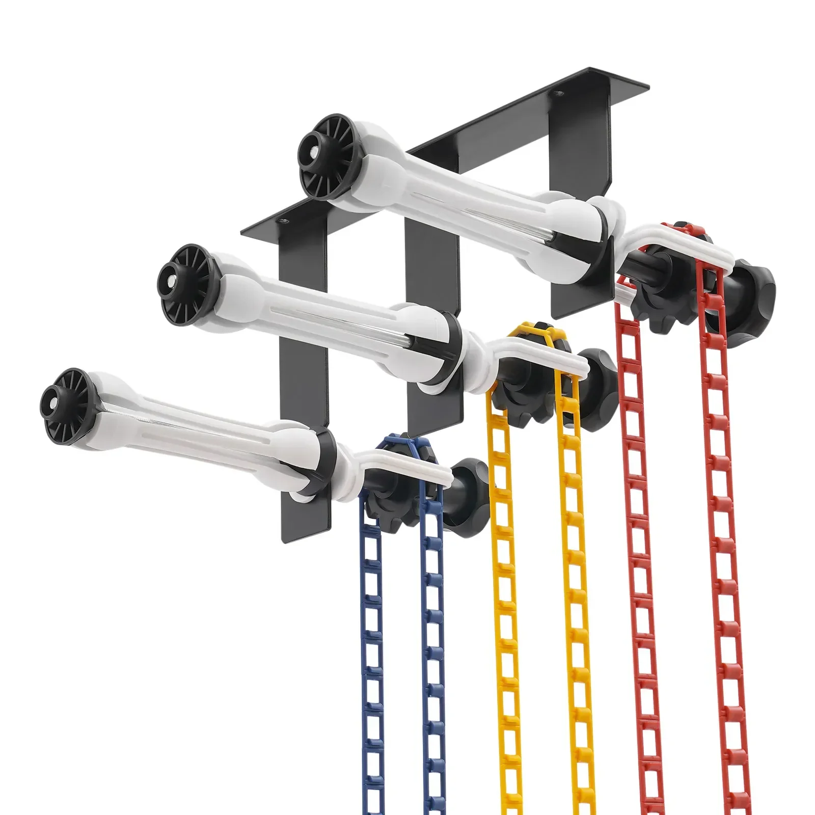 NUEVO Kit de Montaje para Sistema de Soporte de Fondo de 3 Rodillos, Dispositivo Manual para Fondo Fotográfico, Soporte Montado para Fotografía con Ganchos y Cadenas