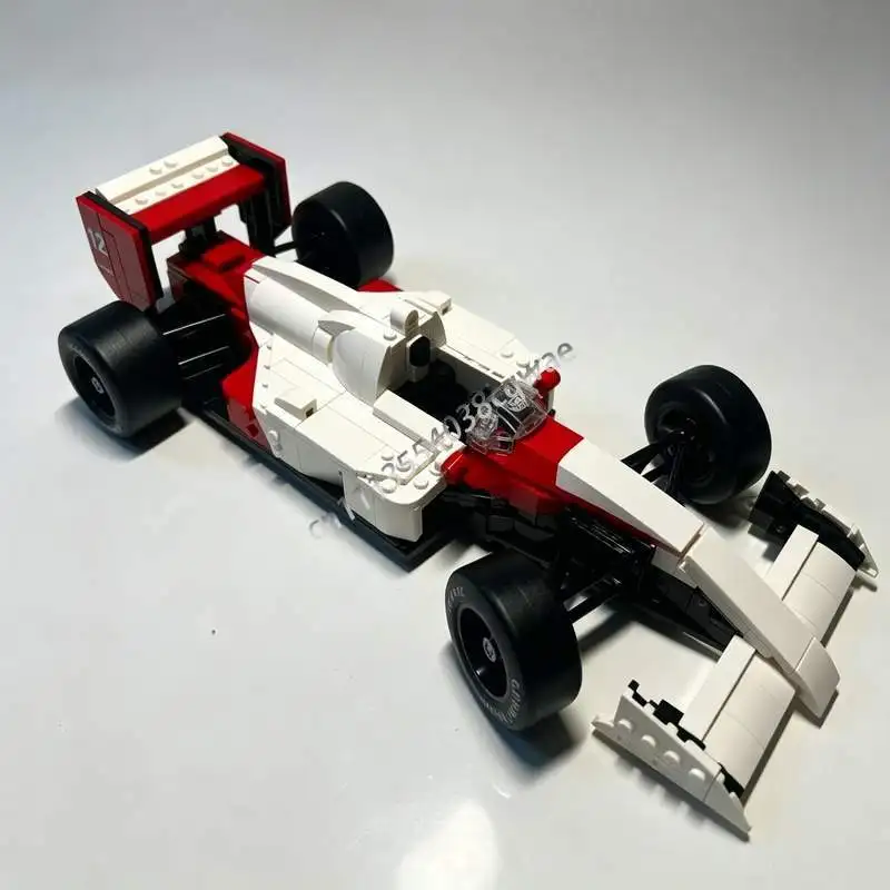 NEW 609PCS 1988 Racing Car Formula MOC Model Custom Puzzle DIY Assembly Building Blocks Creative Technical Educational Toy Gift