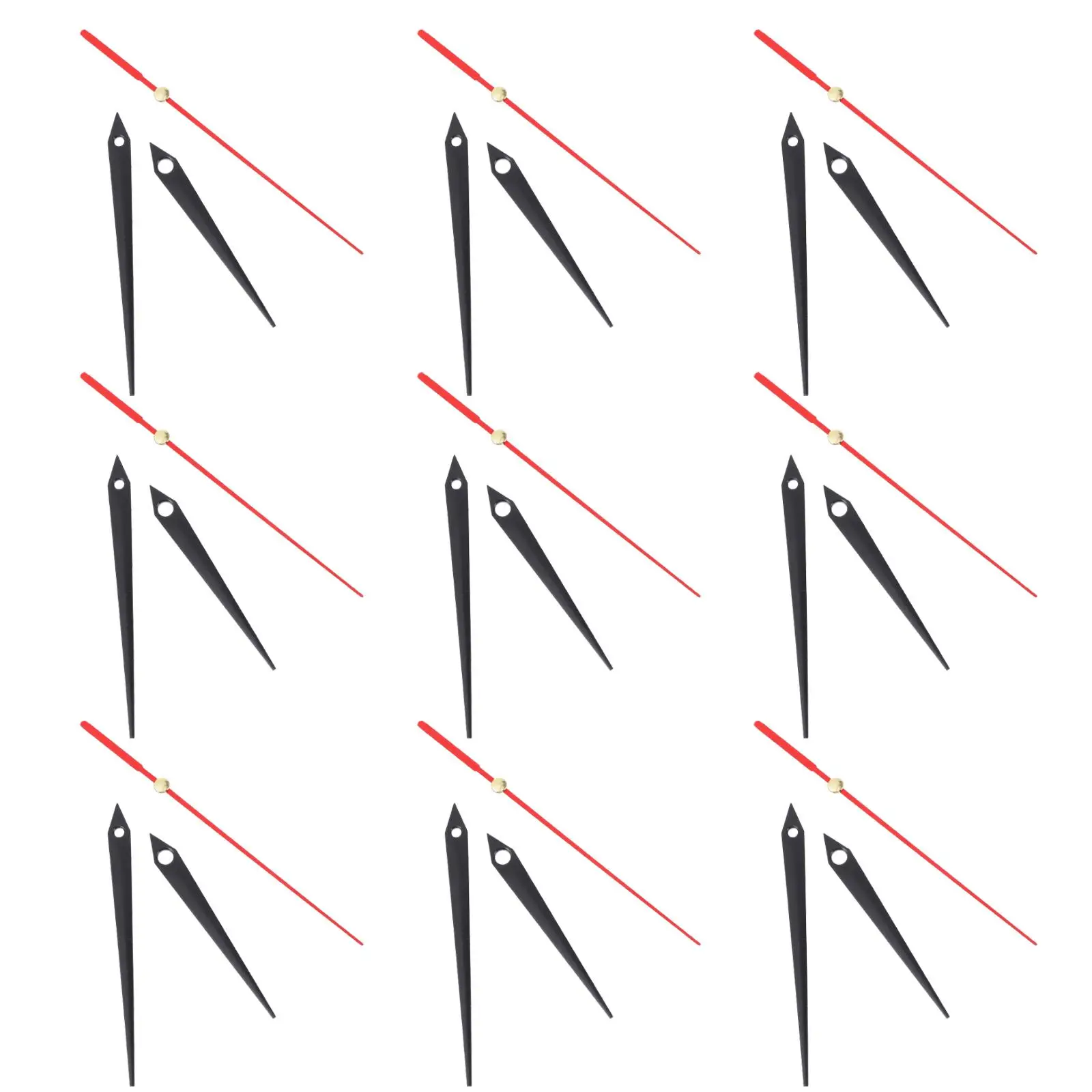 

10 Sets Metal Clock Hands Aluminum Pointer Replacement Home Craft Wall Clock Parts Accessories NonFade