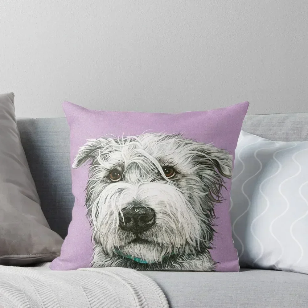 Glen of Imaal Terrier Pop Art Portrait, Glen of Imaal Terrier Dog Painting Throw Pillow Cushions Cushion Cover For Sofa pillow