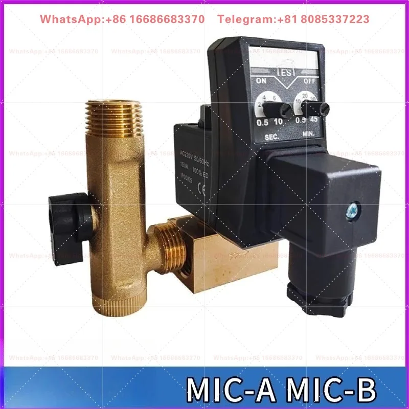 MIC-A MIC-B Automatic Drain Valve Electromagnetic Coil 0200D 220VAC Refrigeration Water Driven Drive Replacement Parts