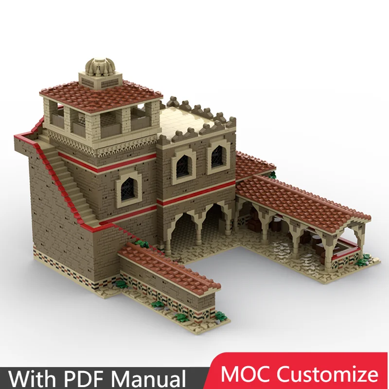 

5712 шт. креативные средневековые стрельбы из лука, строительные модульные модели, наборы строительных блоков, образовательные сборные кирпичи, игрушки, подарки для детей