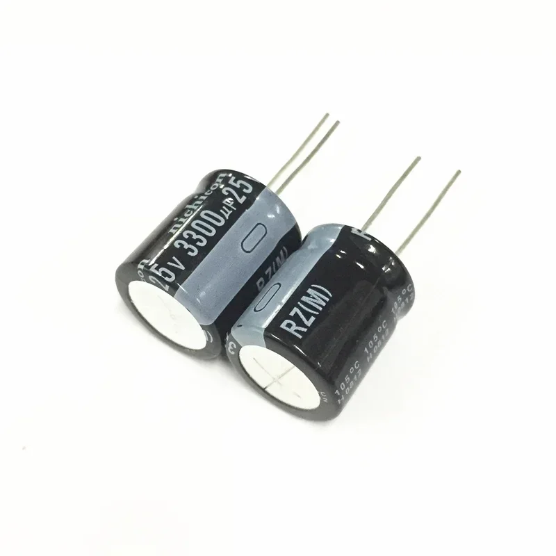 

10pcs 3300uF 25V NICHICON RZ Series Low frofile 18x20mm 25V3300uF Aluminum Electrolytic Capacitor