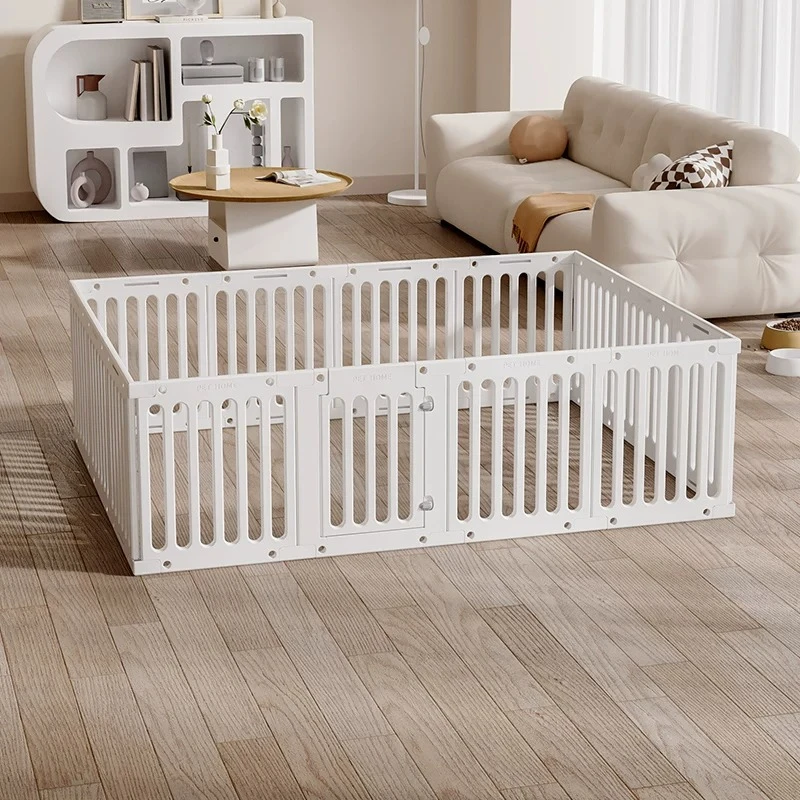 Playpen Grating Balcony Dog Fence Equipment Large Modular Indoor Acrylic Modern Dog Fence Nordic Kennel Barrera Perro Home Decor