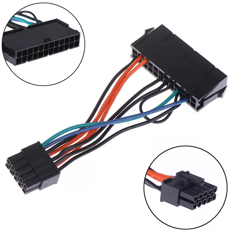 

24Pin Female to 10Pin Male Power Supply Cable Adapter Computer Power Cord for 10PIN Motherboard - PC Accessories