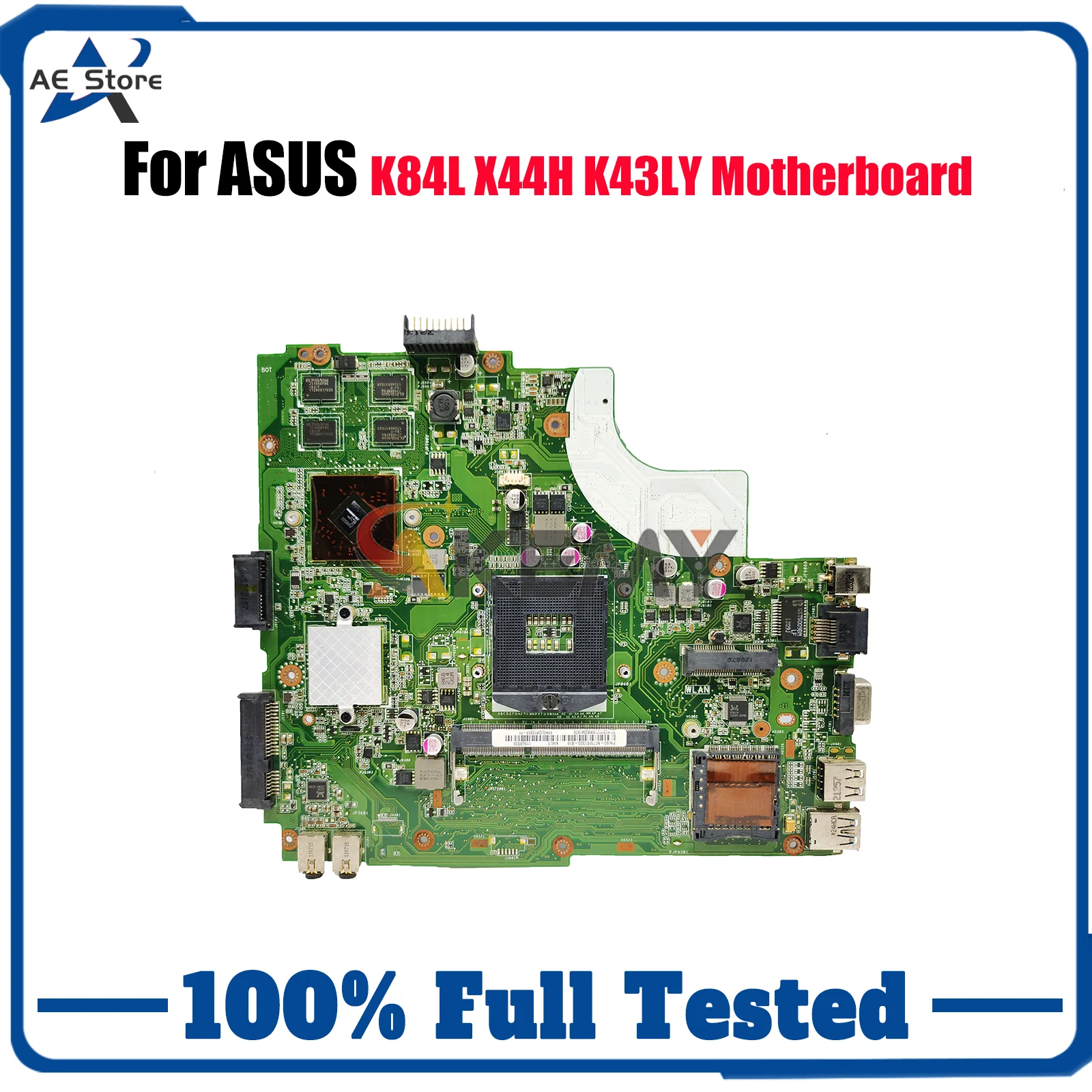 

K43LY Laptop Motherboard For ASUS K43L K84L X44H K43LY Notebook Mainboard This item is in stock 100% tests OK fast shipping