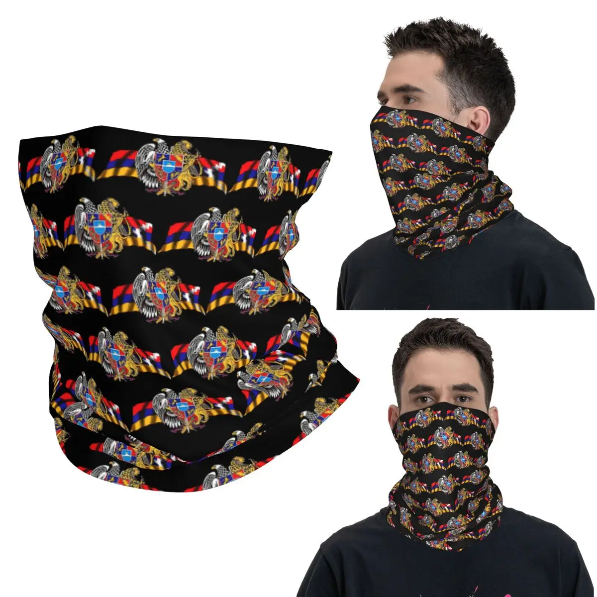 

Арцах, армянская Армения, флаг, бандана, гетры с принтом, маска, шарф, теплая повязка на голову, унисекс для взрослых