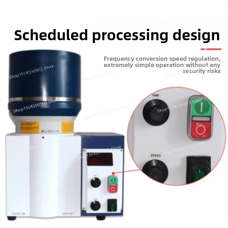 3-In-1 Dry and Wet Magnetic Drum Polishing Machine-Professional Silver and Gold Jewelry Polishing Machine