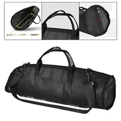 Trumpet Carrying Bag Padded Water Resistant with Shoulder Strap Musical Bag for Travel Stage Performance Outside Concert