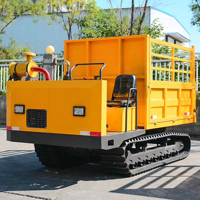 Customized Transport Vehicle 1.5 Ton Crawler Transporter Tracked Carrier Rubber Track Heavy Duty Machine CE EPA