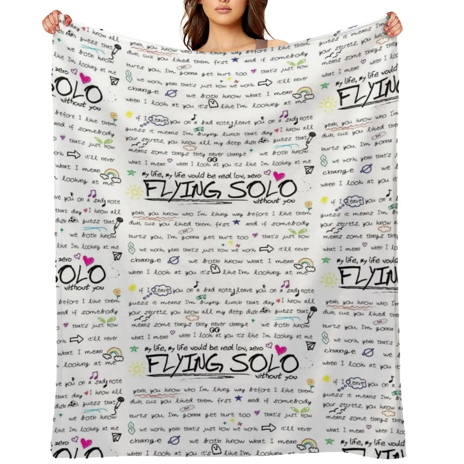 

Flying Solo Julie and the Phantoms Throw Blanket Sleeping Bag Cute Giant Sofa Luxury Designer Blankets