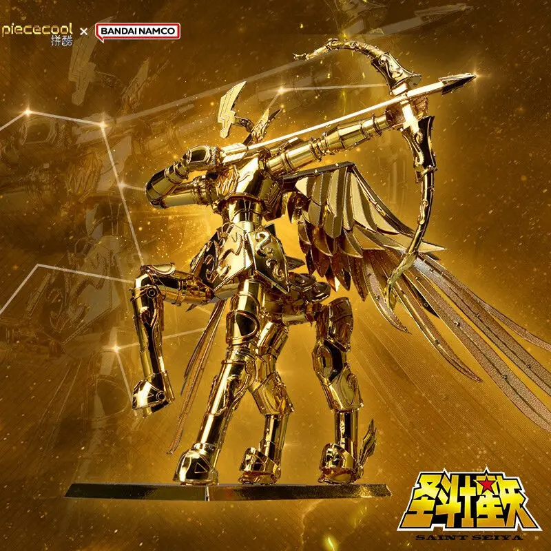 Saint Seiya Building Blocks DIY Golden Saint Cloth Sagittarius Trend Construction Toys Collection Model Ornaments Christmas Gift