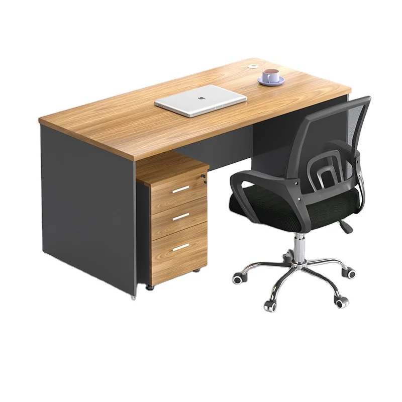 

Furniture Sets Learning Desk Wooden Computer Gaming Desk For Home Study Office Table Reception Desk