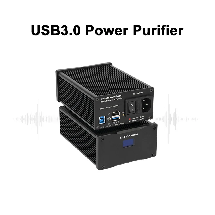 

LHY Audio Ultimate Audio-Grade (115V/230V) USB3.0 Power Purifier with USB3.0 and USB2.0 Output Ports