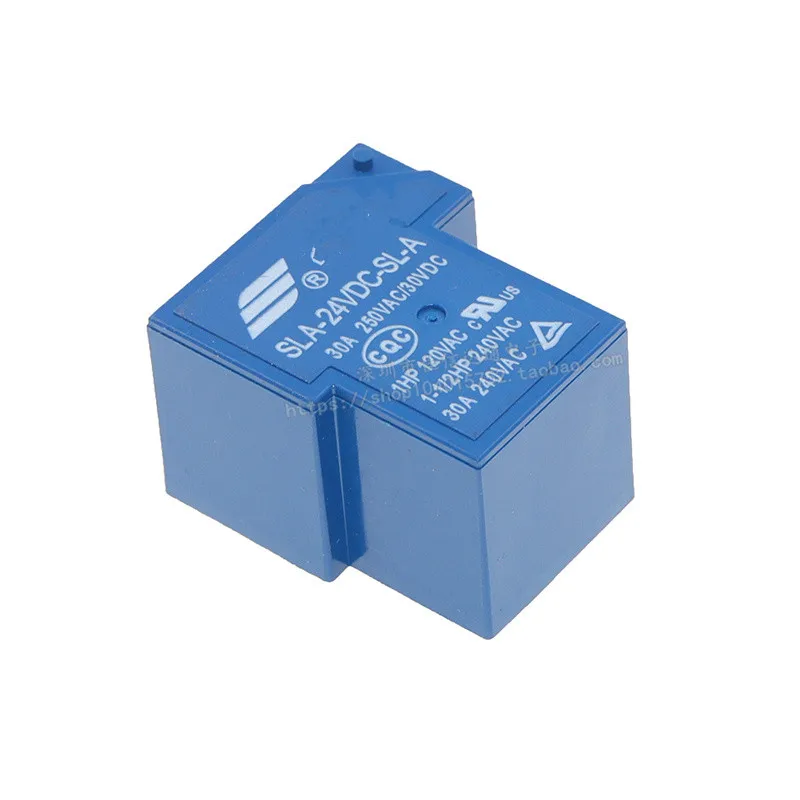 5pc T90 Coil Relay 5VDC 12VDC  24VDC 30A 250VAC 30VDC 6 pin 1NO 1NC SLA-12VDC-SL-C PCB Type