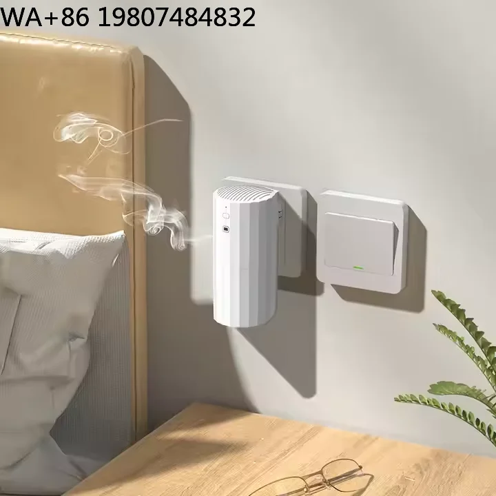 Wall Plug Portable Waterless Essential Oil Nebulizer Wifi Smart App Control Silent Fragrance Sprayer Lightweight Air Freshener