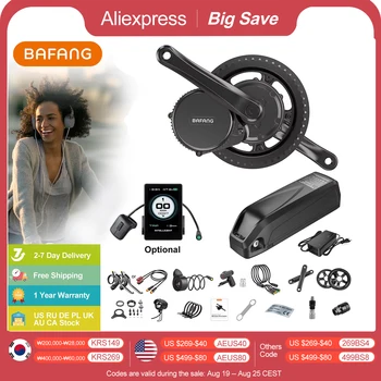 Bafang 전기 자전거 미드 드라이브 엔진 변환 키트, Hailong 배터리 키트, 750W 모터, BBS02B, BBS02, 48V, 52V, 20Ah, 17.5Ah